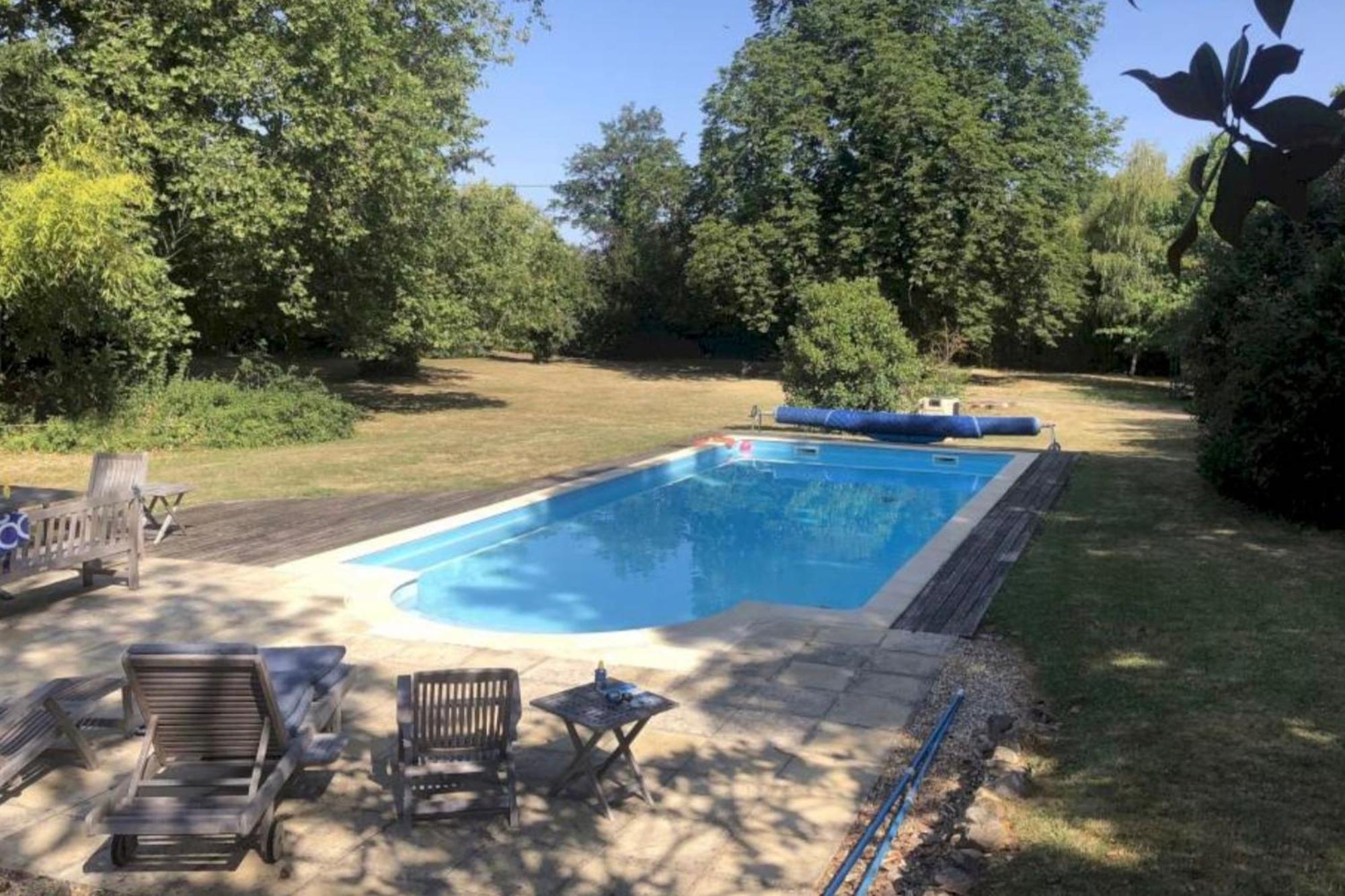Beautiful 6 Bedroom House With Pool & Large Garden Le Pechereau Exterior photo